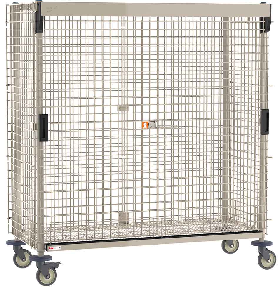 Metro Security Shelving Unit with SlideSecure Sliding Door