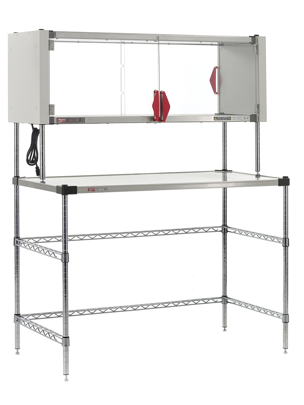 Metro Super Erecta Hot Workstation with Stainless Steel Heated Shelf