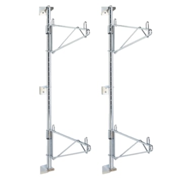 Metro Super Erecta Post-Type Wall Mount End Unit Kit