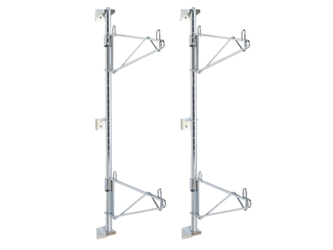 Metro Super Erecta Post-Type Wall Mount End Unit Kit