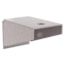 Metro Super Erecta Wall Mount Shelving End Post Bracket - Metroseal gray epoxy