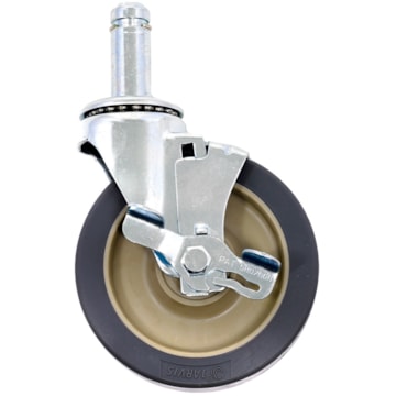Olympic High Modulus Rubber Swivel/Brake Stem Casters