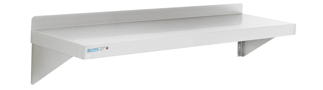 Olympic Stainless Steel Solid Wall Shelf
