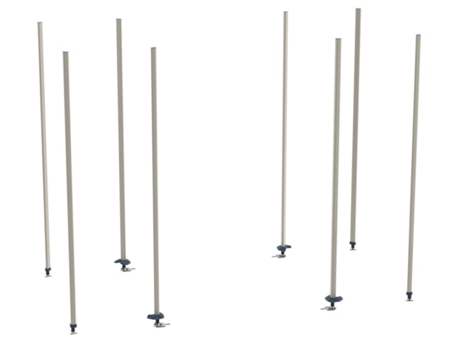 Metro qwikTRAK MetroMax Stationary End Unit Kit