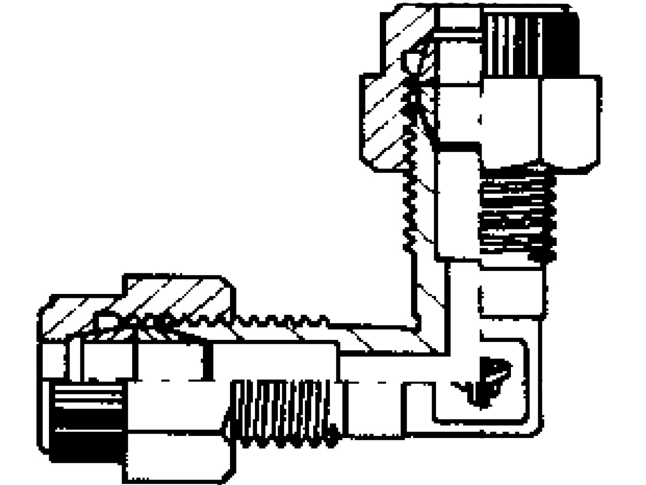 Saint-Gobain PharmaFluor Union Elbow Fitting