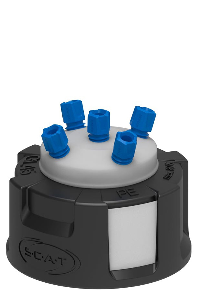 SCAT Lab Safety GL45 Safety Waste Collector Cap
