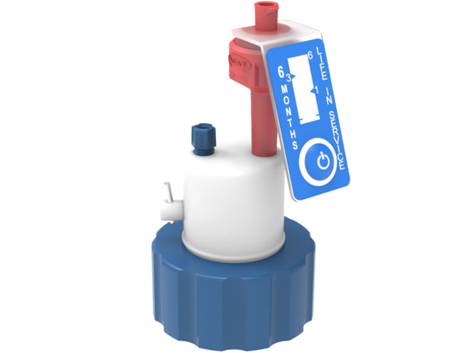 SCAT Lab Safety GLS40 HPLC Safety Cap with Shut-Off Valve