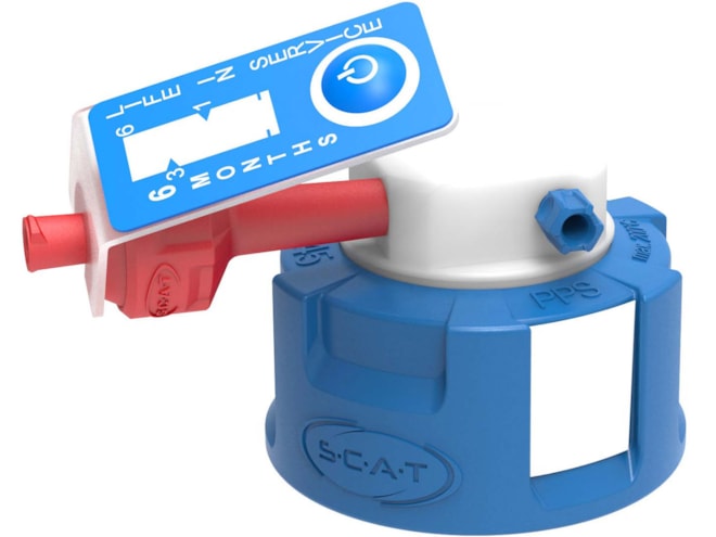 SCAT Lab Safety GL45 90 Degree Angled HPLC Safety Cap V2.0