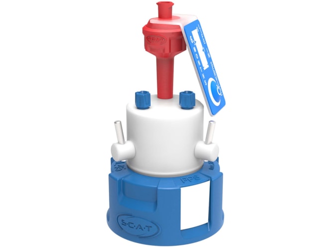 SCAT Lab Safety GL45 HPLC Safety Cap V2.0 with Shut-Off Valve