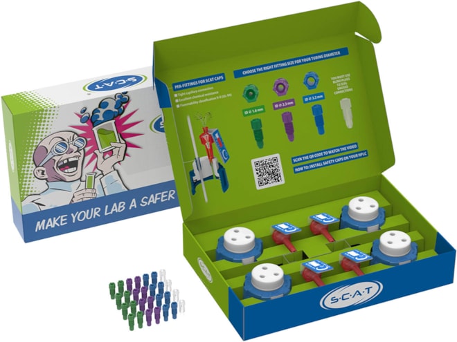 SCAT Lab Safety HPLC Solvent Supply Starter Kit 2