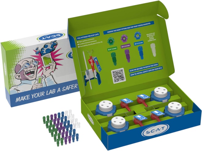 SCAT Lab Safety HPLC Solvent Supply Starter Kit 3