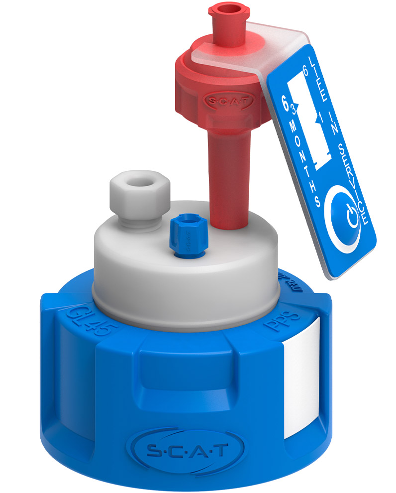 SCAT Lab Safety GL45 Preparative HPLC Safety Cap V2.0