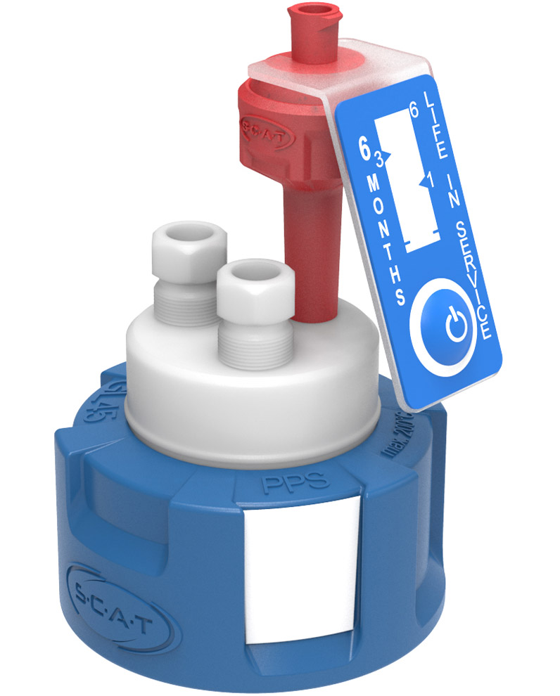 SCAT Lab Safety GL45 Preparative HPLC Safety Cap V2.0