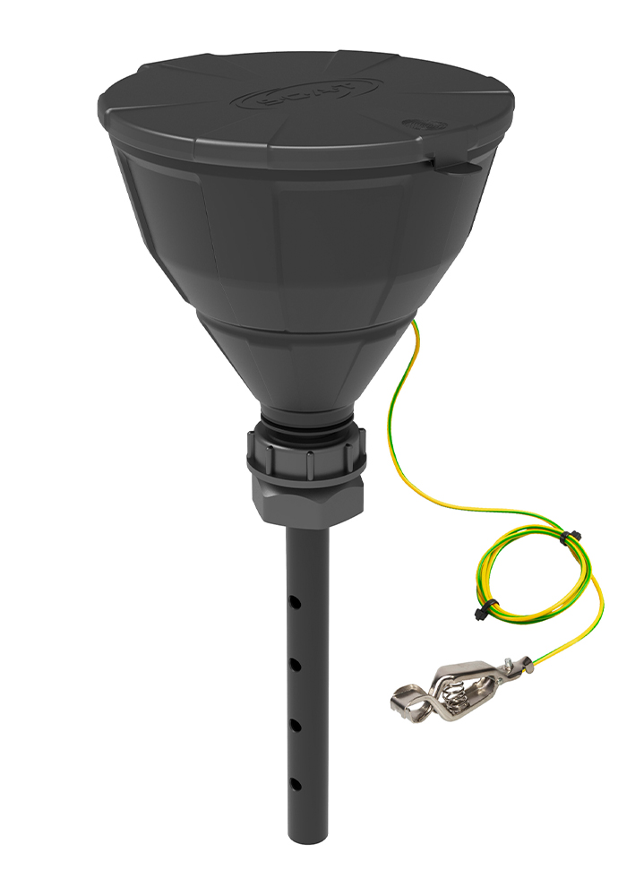 SCAT Lab Safety S50 ARNOLD Safety Funnel with Ball Valve | Funnels ...