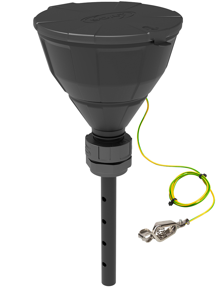 SCAT Lab Safety S51 ARNOLD Safety Funnel with Ball Valve