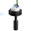 SCAT Lab Safety S55 Safety Waste Cap with Mechanical Level Control and Grounding Port