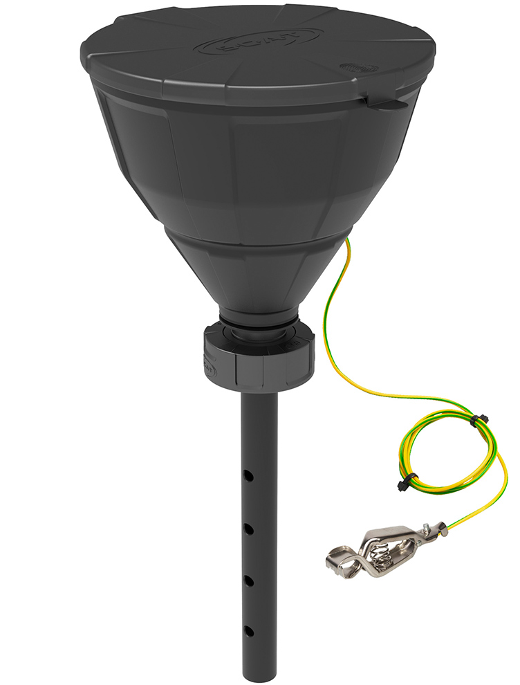 SCAT Lab Safety S60/61 ARNOLD Safety Funnel with Ball Valve